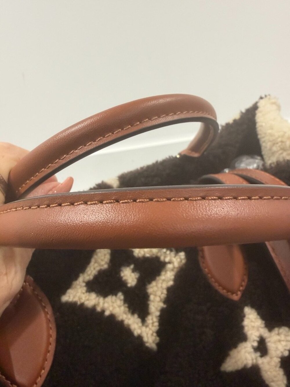Louis Vuitton OnTheGo GM Shearling Teddy Limited Edition Tote Bag (JB1438) - Picture 6 of 15